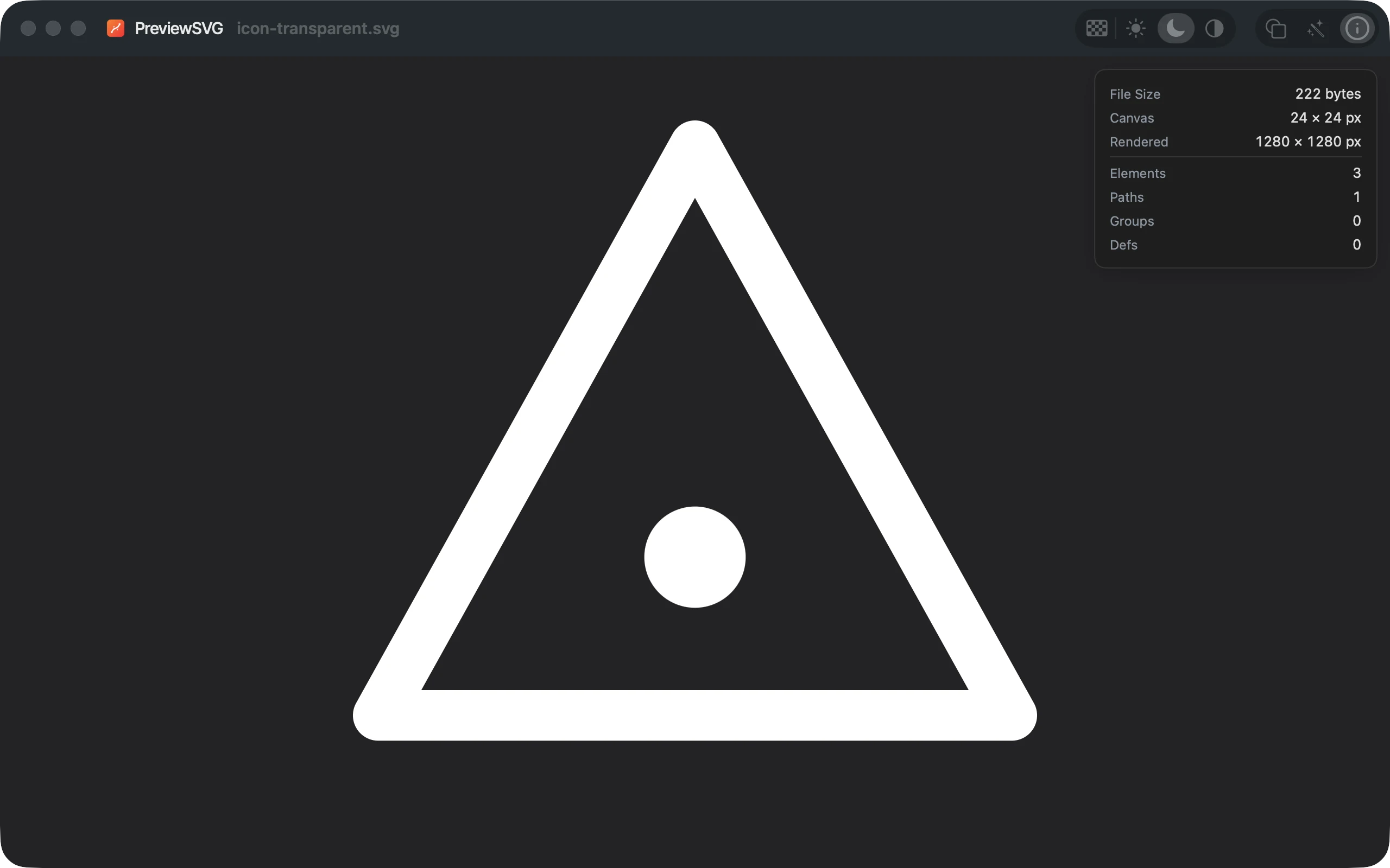 White line art on a dark canvas, with document info